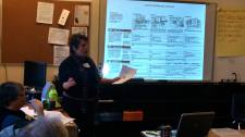 Deb Barker of the Delridge Neighborhoods & Southwest District Councils’ Joint Land Use Committee talks about different types of zoning.